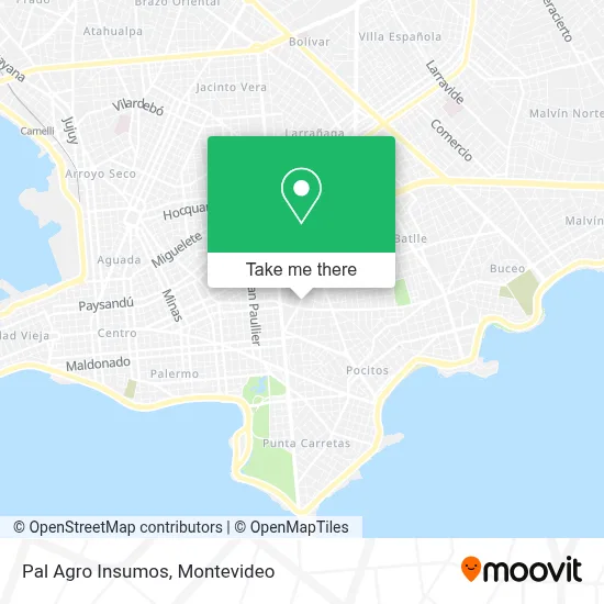 Pal Agro Insumos map