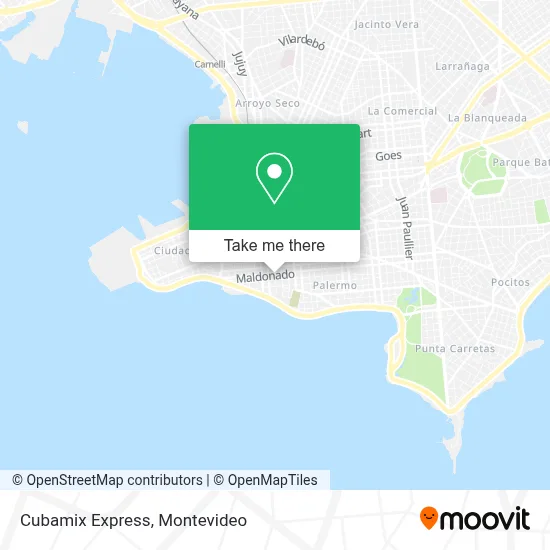Cubamix Express map