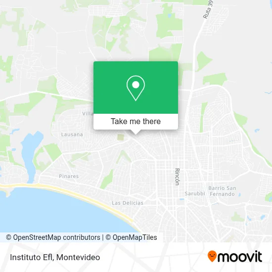 Instituto Efl map
