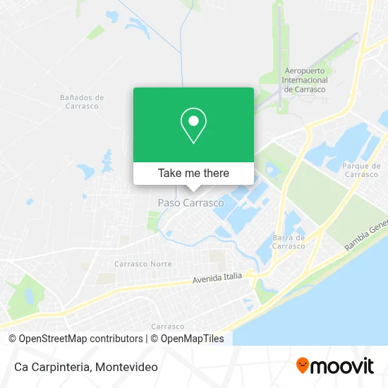 Ca Carpinteria map