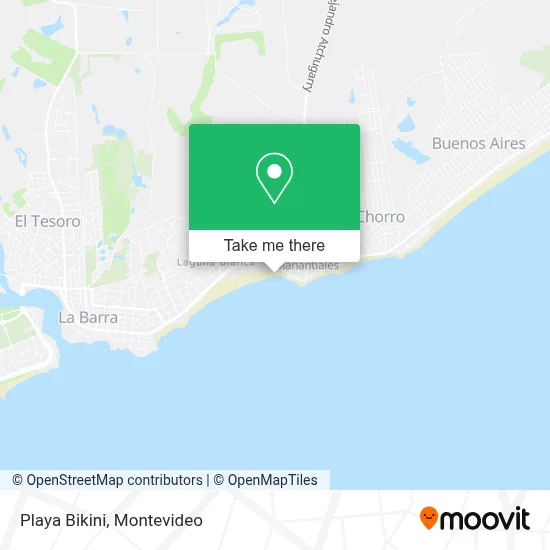 Playa Bikini map