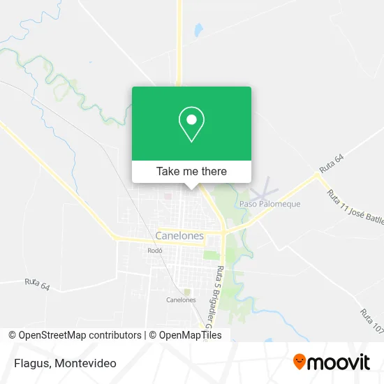 Flagus map