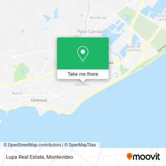 Lupa Real Estate map