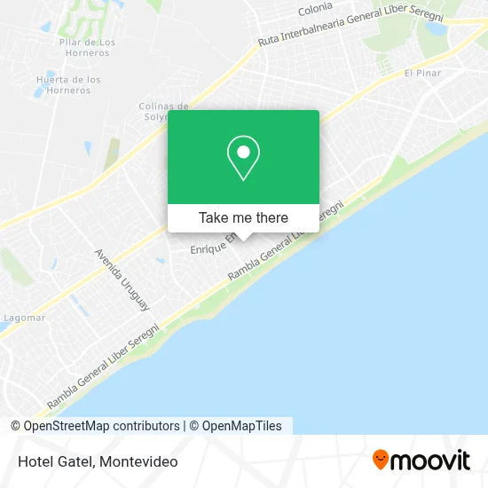 Hotel Gatel map