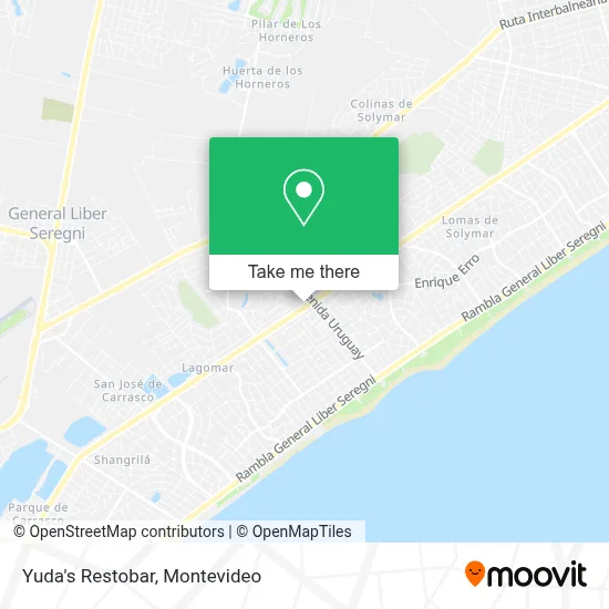 Yuda's Restobar map