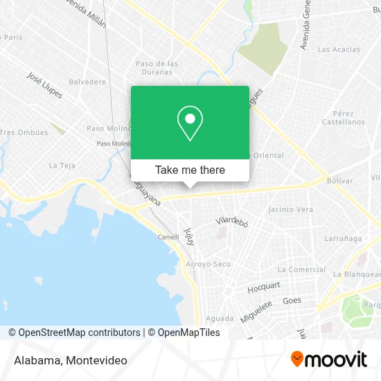 Alabama map