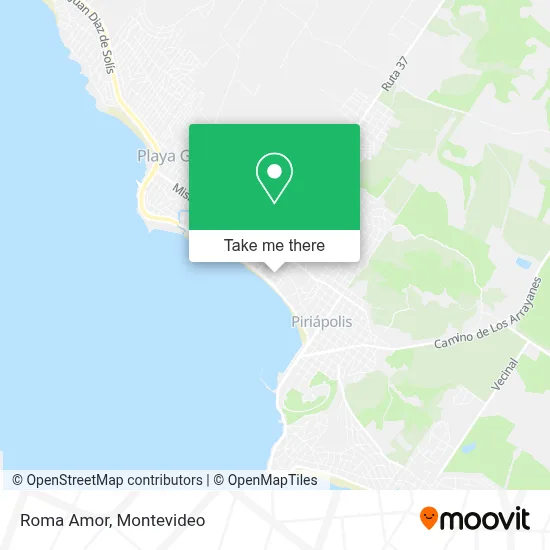 Roma Amor map