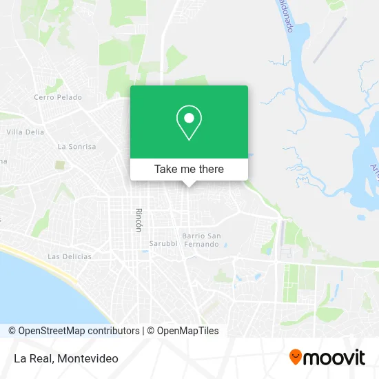 La Real map