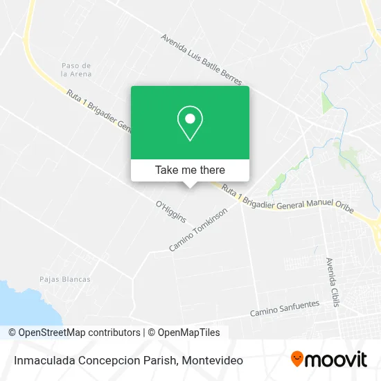 Inmaculada Concepcion Parish map
