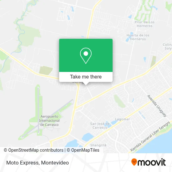 Moto Express map