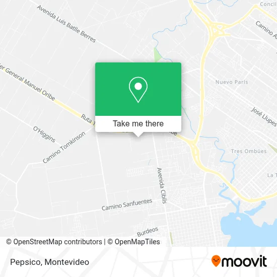 Pepsico map
