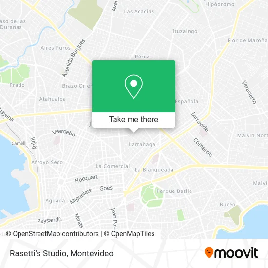 Rasetti's Studio map