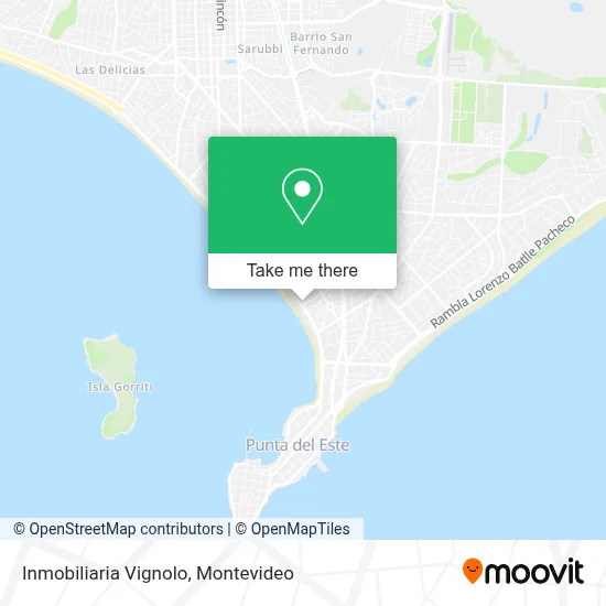 Inmobiliaria Vignolo map