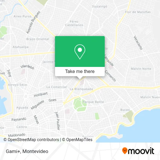Gami+ map