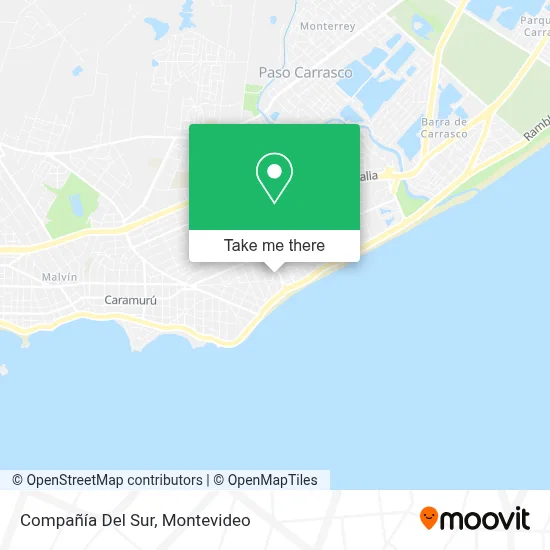 Compañía Del Sur map