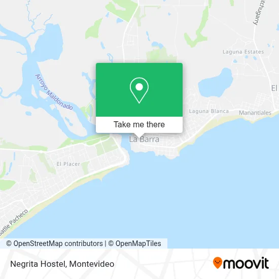 Negrita Hostel map