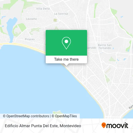 Edificio Almar Punta Del Este map