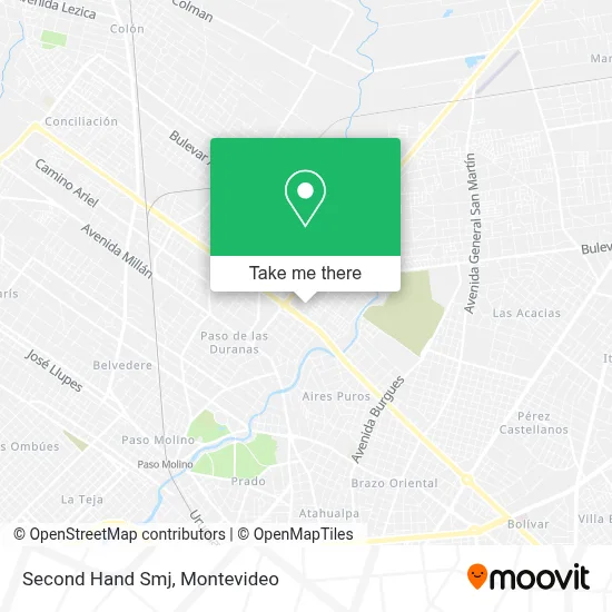 Second Hand Smj map