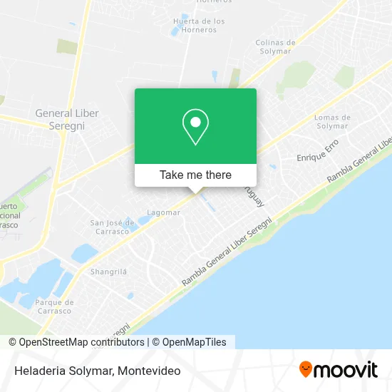 Heladeria Solymar map