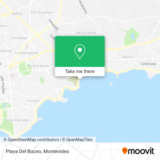 Playa Del Buceo map