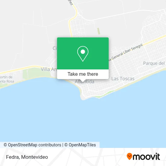 Fedra map