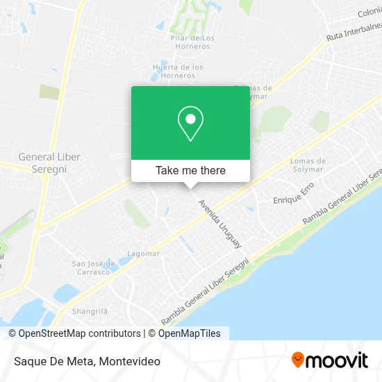Saque De Meta map