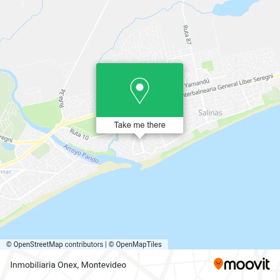 Inmobiliaria Onex map