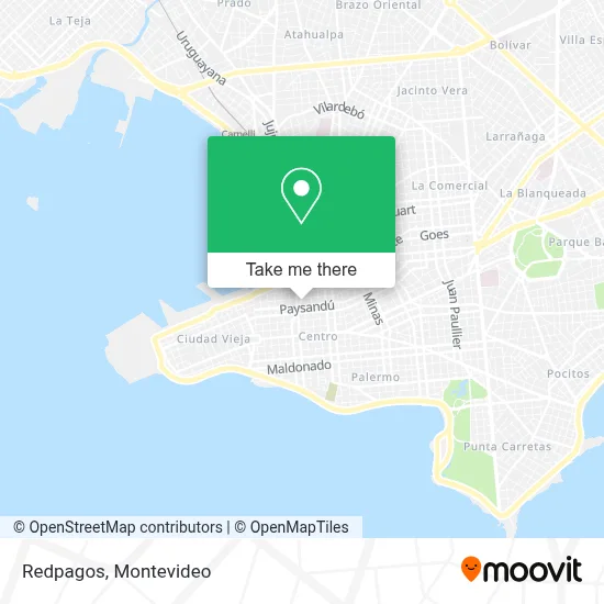 Redpagos map