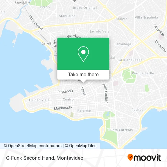 G-Funk Second Hand map