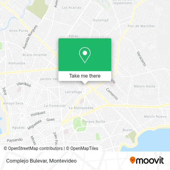 Complejo Bulevar map