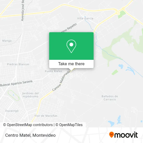 Centro Matel map