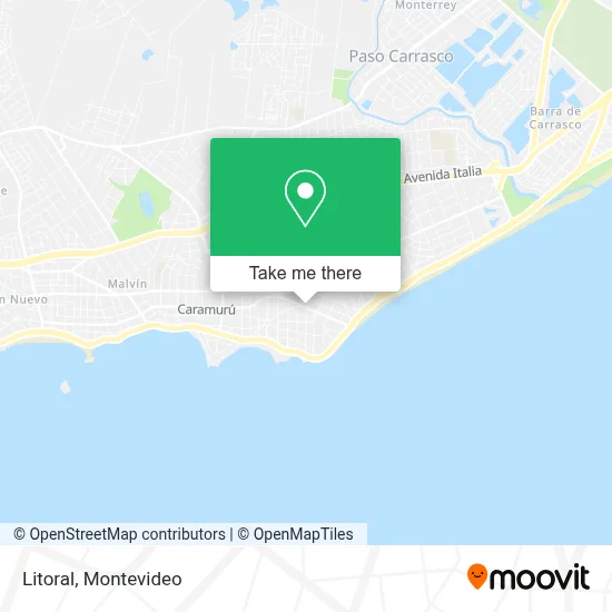 Litoral map