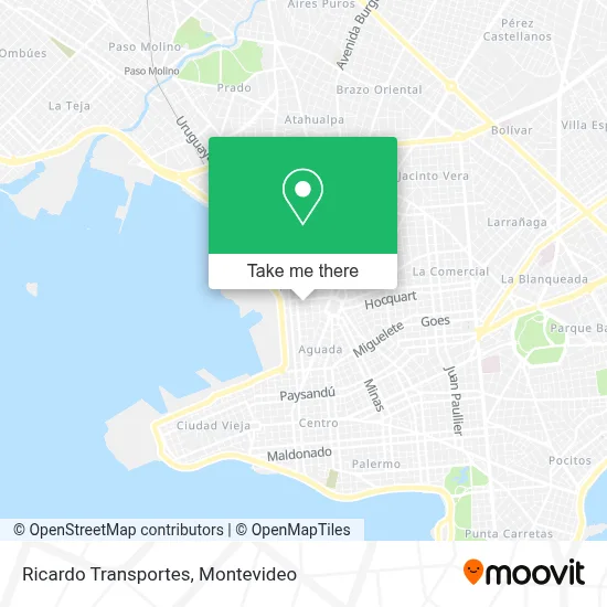 Ricardo Transportes map