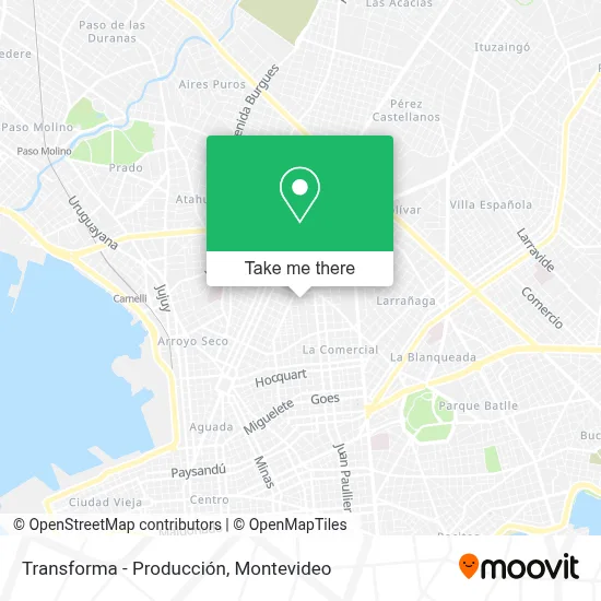 Transforma - Producción map