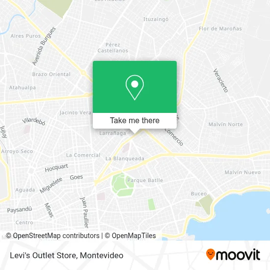 Levi's Outlet Store map