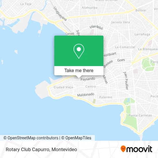 Rotary Club Capurro map