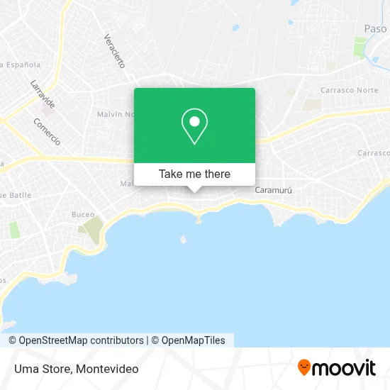 Uma Store map