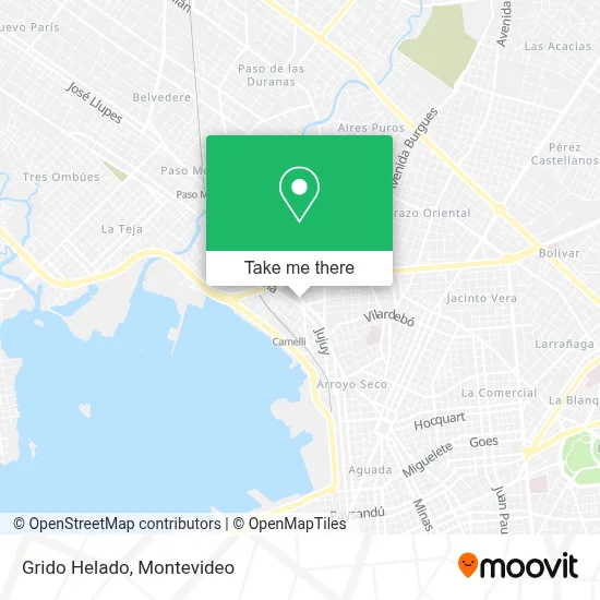 Grido Helado map