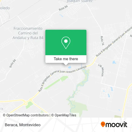 Beraca map