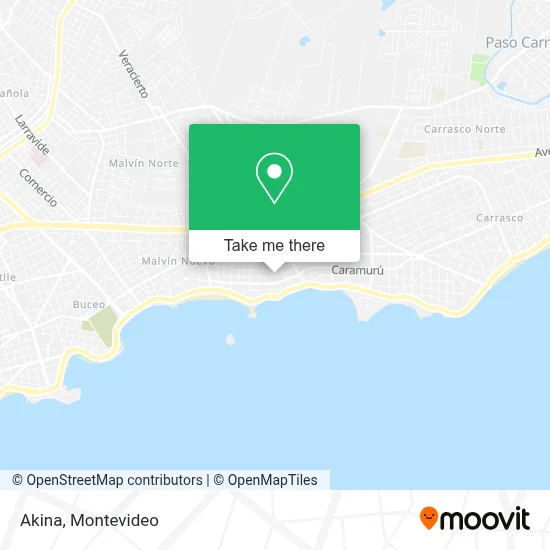 Akina map