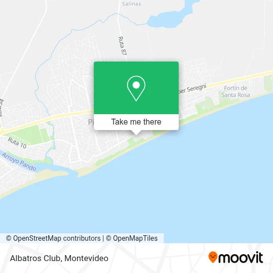 Club Albatros map
