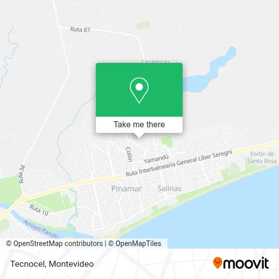 Tecnocel map
