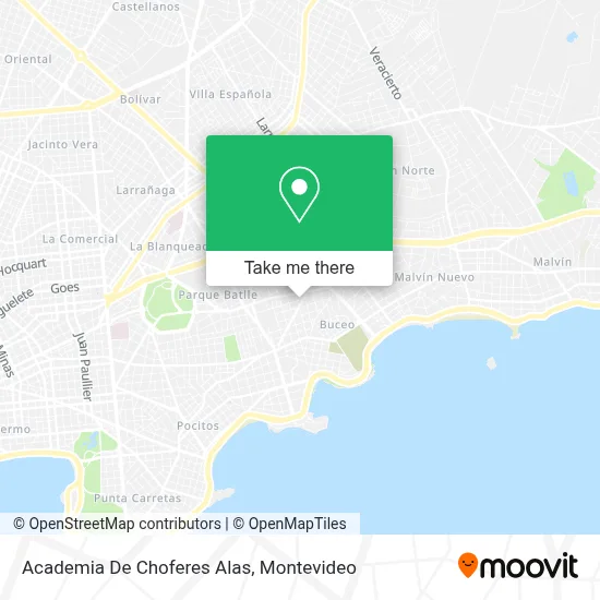 Academia De Choferes Alas map