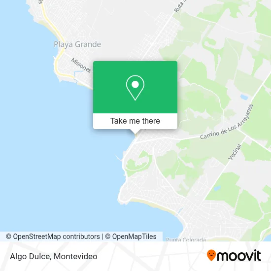 Algo Dulce map