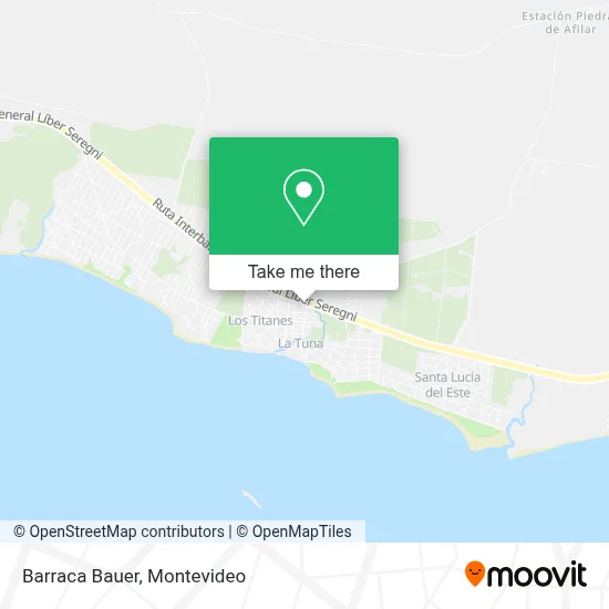 Barraca Bauer map
