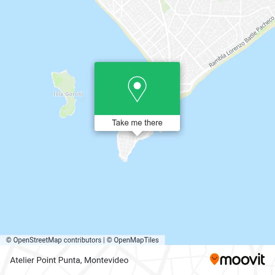 Atelier Point Punta map