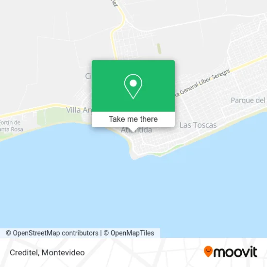 Creditel map