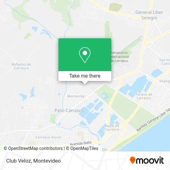Club Veloz map