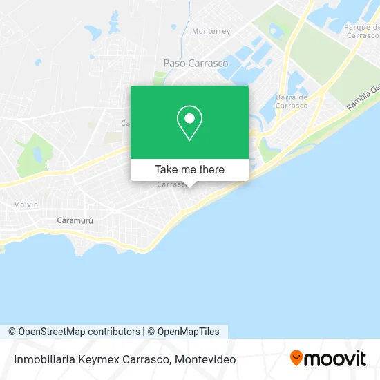 Inmobiliaria Keymex Carrasco map