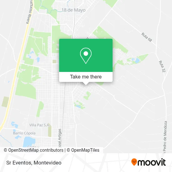 Sr Eventos map